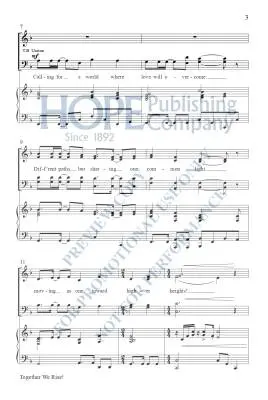 Together We Rise - Johnson - Choral Octavo - SATB Accompanied