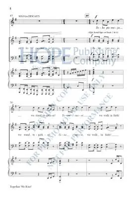 Together We Rise - Johnson - Choral Octavo - SATB Accompanied