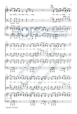 Together We Rise - Johnson - Choral Octavo - SATB Accompanied