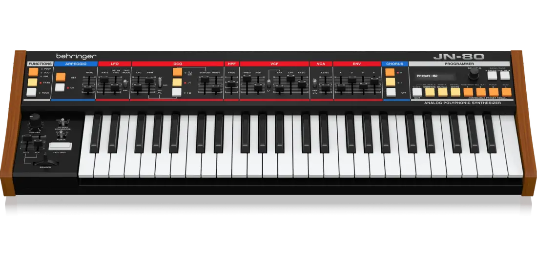 Classic Analog 8-Voice Programmable 49-Key Polyphonic Synthesizer