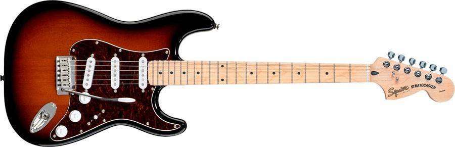 Squier Standard Stratocaster W/Maple Fingerboard - Antique Burst | Long u0026  McQuade
