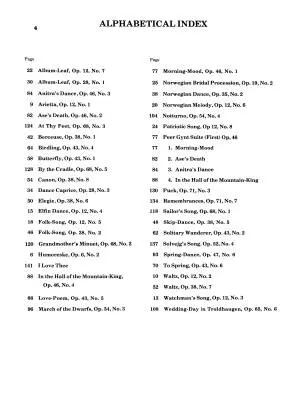 Selected Works - Grieg/Levine - Piano - Book