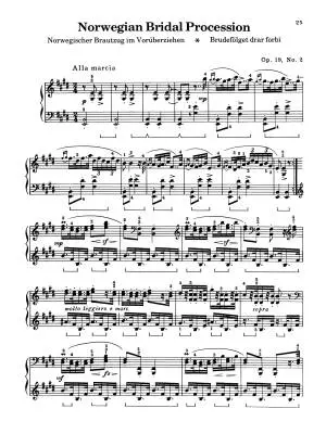 Selected Works - Grieg/Levine - Piano - Book