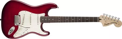 Standard Strat FMT w/Rosewood Fingerboard - Crimson Red Transparent
