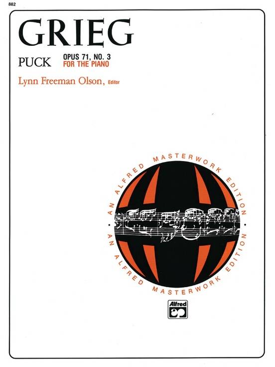 Puck, Opus 71, No. 3 - Grieg/Olson - Piano - Sheet