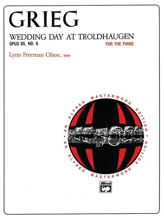 Wedding Day at Troldhaugen, Opus 65, No. 6 - Grieg/Olson - Piano - Sheet