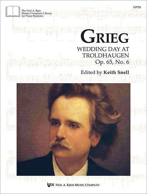 Wedding Day at Troldhaugen, Op. 65, No. 6 - Grieg/Snell - Piano - Sheet