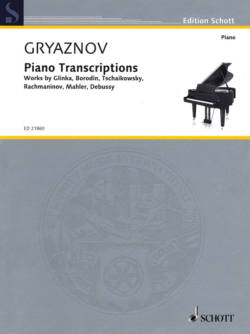 Piano Transcriptions - Gryaznov - Piano - Book