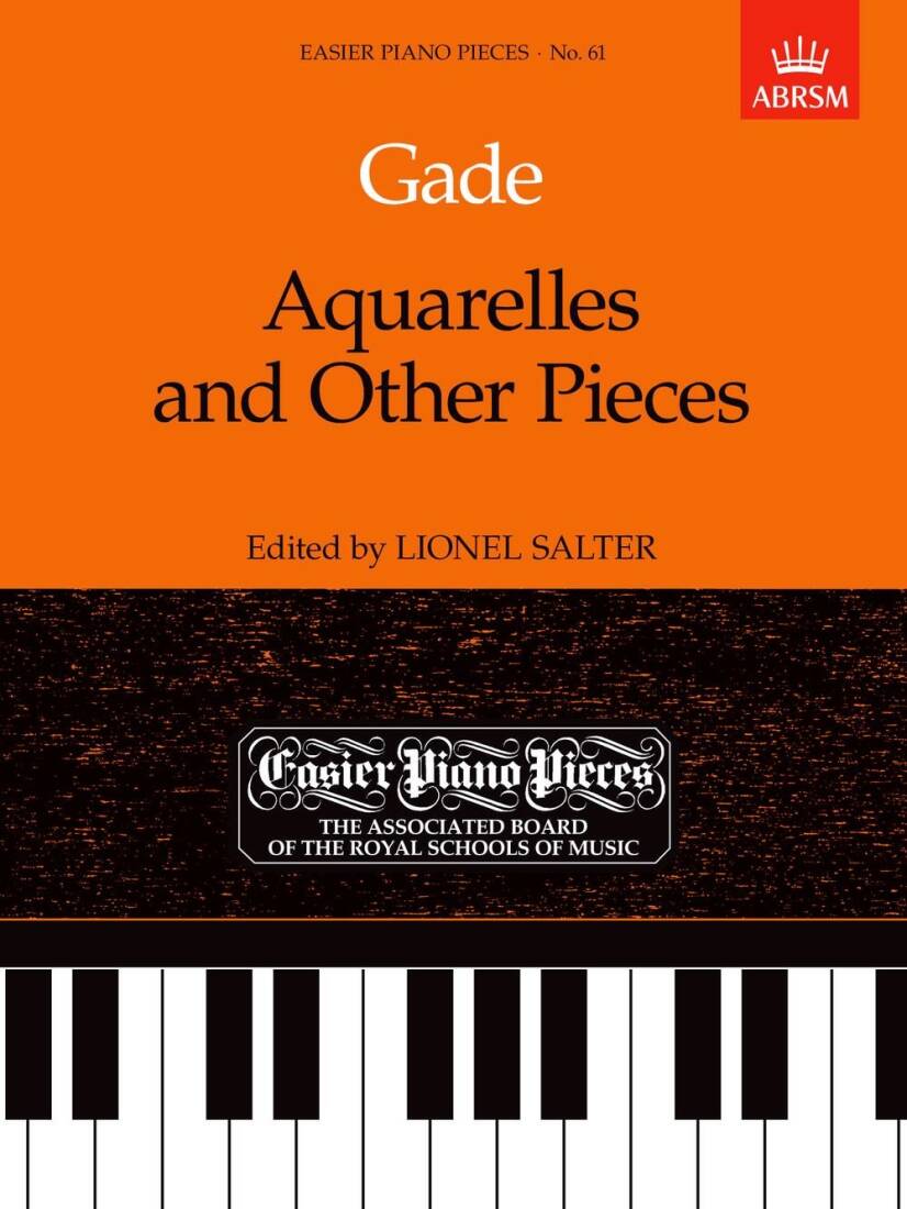 Aquarelles and Other Pieces - Gade - Piano - Book
