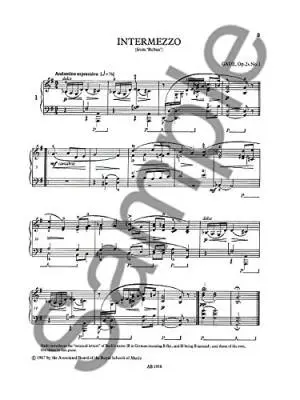 Aquarelles and Other Pieces - Gade - Piano - Book