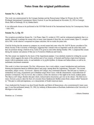 The Piano Collection - Ginastera - Piano - Book