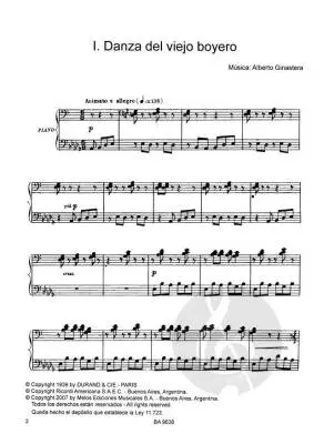 Tres Danzas Argentinas - Ginastera - Piano - Book