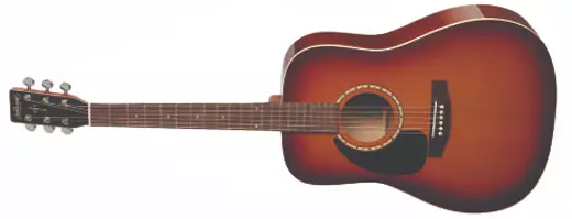 Songsmith Acoustic Guitar - Varnish Burst, Left Handed