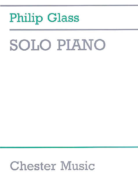 Solo Piano - Glass - Piano - Book