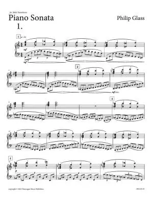 Sonata for Piano - Glass