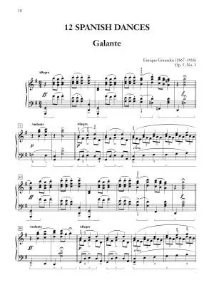 12 Spanish Dances, Opus 5 - Granados/Kuehl-White - Piano - Book
