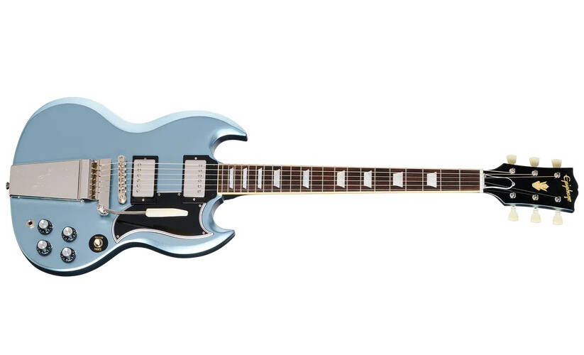 1964 SG Standard Reissue with Maestro Vibrola Electric Guitar - Antique Pelham Blue