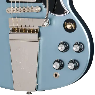 1964 SG Standard Reissue with Maestro Vibrola Electric Guitar - Antique Pelham Blue