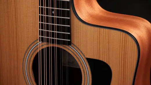 150ce Doce Doble 12-string Acoustic-Electric Guitar with Case - Black