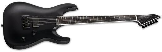 LTD MT-I Mick Thomson Signature Electric Guitar with Hardshell Case - Black Satin