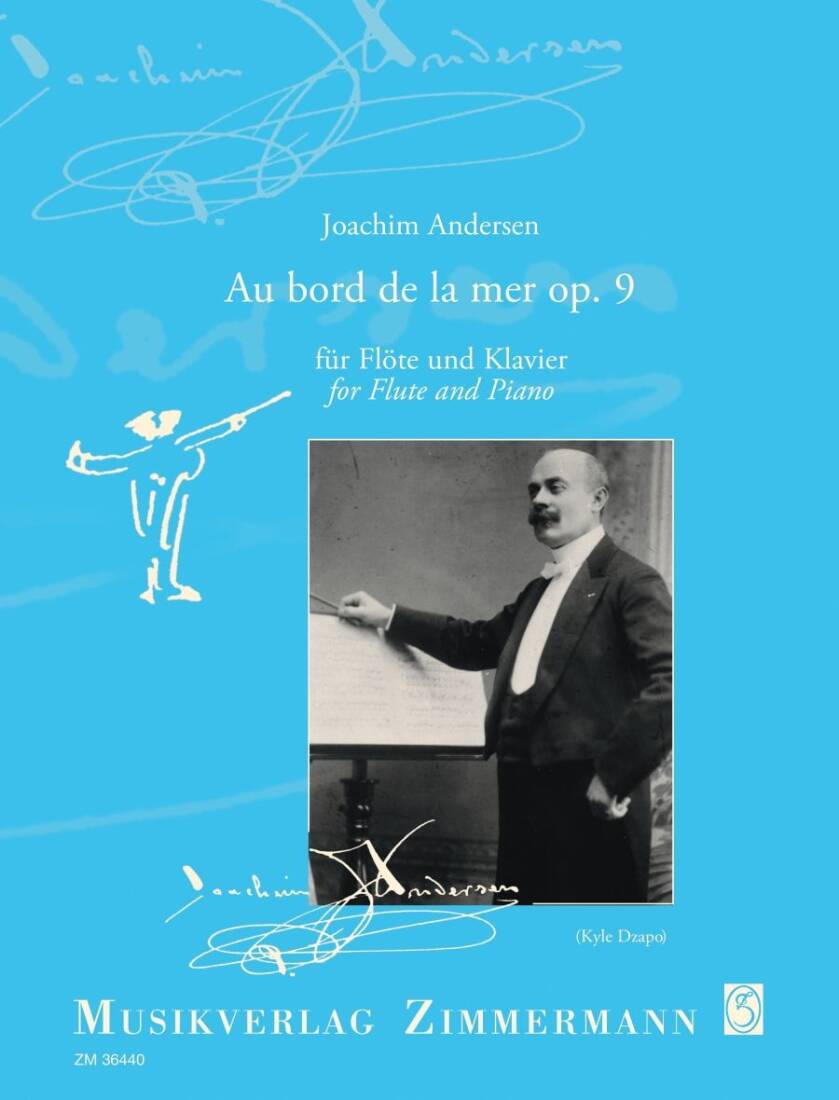 Au bord de la mer op. 9 - Andersen/Dzapo - Flute/Piano - Sheet