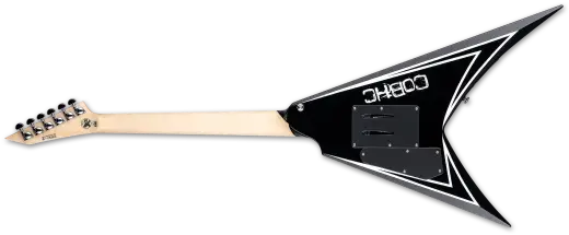 20th Anniversary Alexi Sawtooth SE Electric Guitar with Hardshell Case - Black with White Pinstripe