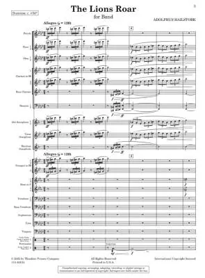 The Lions Roar - Hailstork - Concert Band - Gr. 5