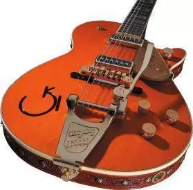 G6121-1955 Chet Atkins Electric Guitar w/ Leather Trim - Tangerine