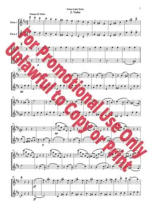 Swan Lake Suite, Op. 20a - Tchaikovsky/Jolly - Flute Duet