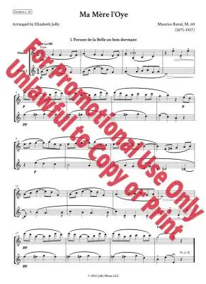 Ma Mere l\'Oye, M. 60 - Ravel/Jolly - Flute Duet