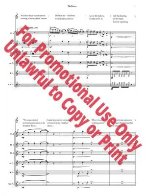 The Raven, Op. 15 - Heinrich/Jolly - Flute Choir