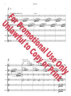 The Raven, Op. 15 - Heinrich/Jolly - Flute Choir