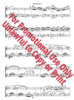 Fantaisie, Op. 79 - Faure - Flute Duet