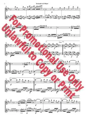 Serenade in D Major, Op. 25 - Beethoven/Jolly - Flute Duet