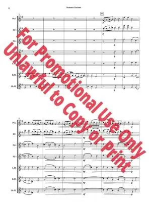 Summer Dreams, Op. 47 - Beach/Jolly - Flute Ensemble