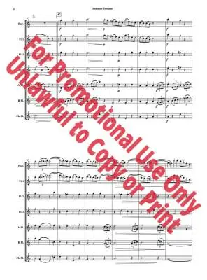 Summer Dreams, Op. 47 - Beach/Jolly - Flute Ensemble