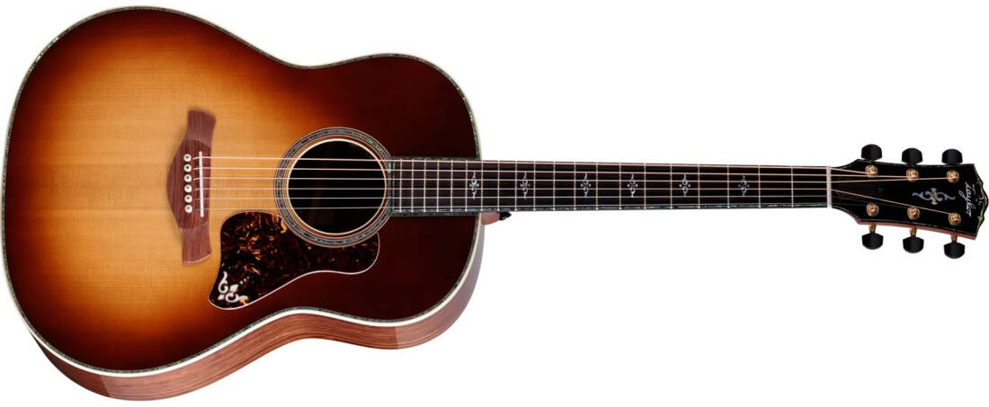 Gold Label 917e SB Acoustic-Electric Guitar with Case - Teardrop Sunburst