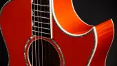 Doyle Dykes Signature Acoustic-Electric Guitar - Translucent Orange