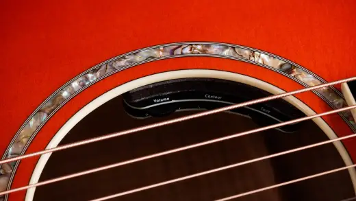 Doyle Dykes Signature Acoustic-Electric Guitar - Translucent Orange