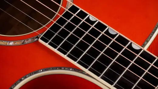 Doyle Dykes Signature Acoustic-Electric Guitar - Translucent Orange