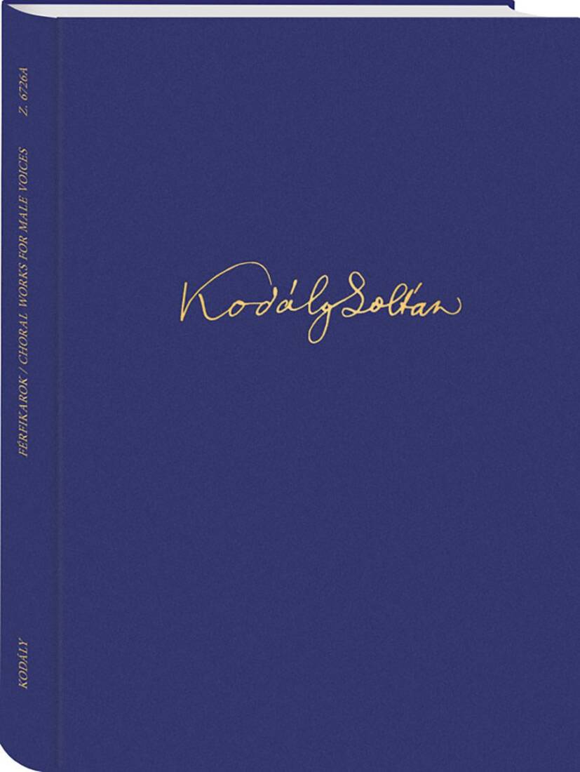 Male Choruses  - Kodaly/Erdei - TTB A Cappella - Hardcover