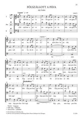 Male Choruses  - Kodaly/Erdei - TTB A Cappella - Hardcover