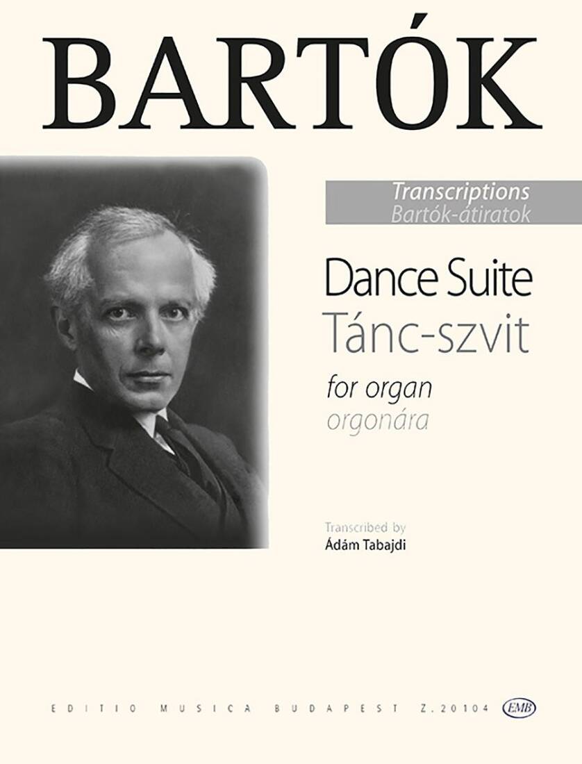 Dance Suite - Bartok/Tabajdi - Organ - Book