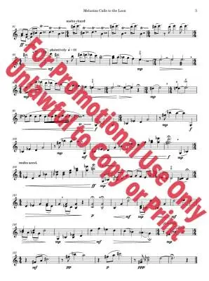 Melusina Calls to the Loon - Meyer - Violin - Sheet/Audio Online