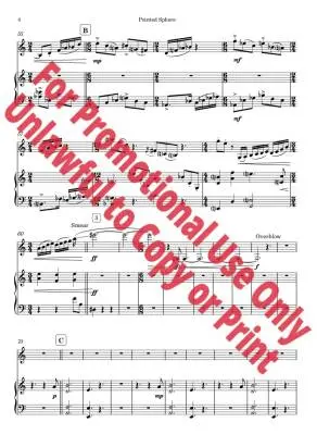 Pointed Sphere - Buehler - Bass Clarinet/Marimba - Sheet