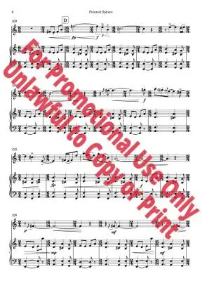 Pointed Sphere - Buehler - Bass Clarinet/Marimba - Sheet