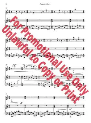 Pointed Sphere - Buehler - Bass Clarinet/Marimba - Sheet