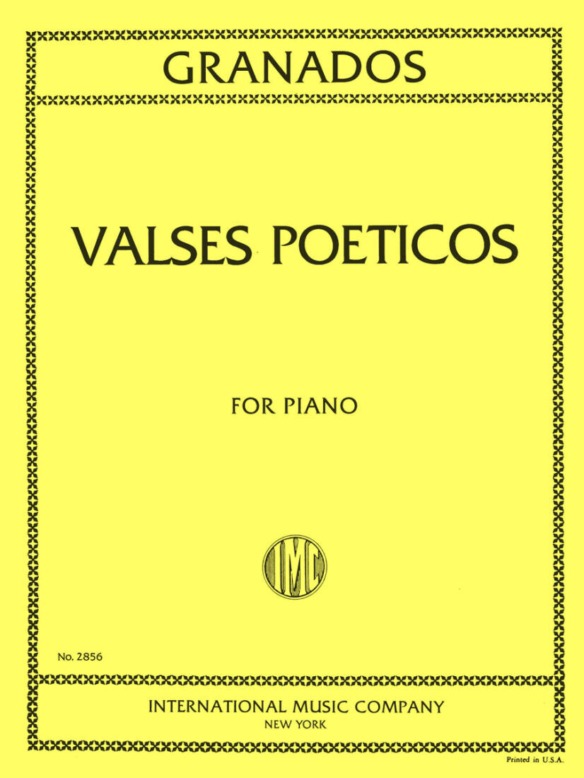 Valses Poeticos - Granados - Piano - Book