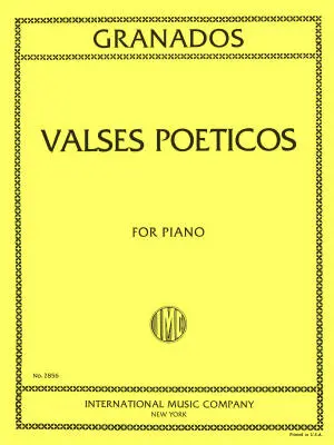 International Music Company - Valses Poeticos - Granados - Piano - Book