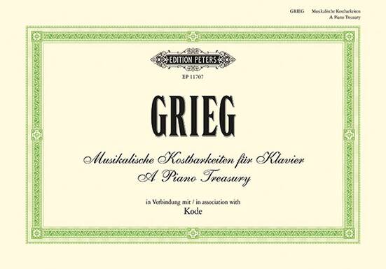 A Piano Treasury - Grieg - Piano - Book